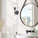Axel 1 Light 6.5 inch Matte Black Wall Sconce Wall Light in Clear Glass